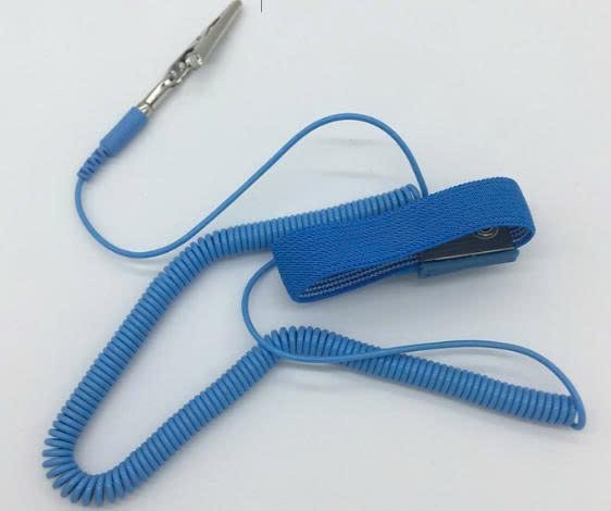 Vòng đeo tay ESD dây xoắn kẹp cá sấu