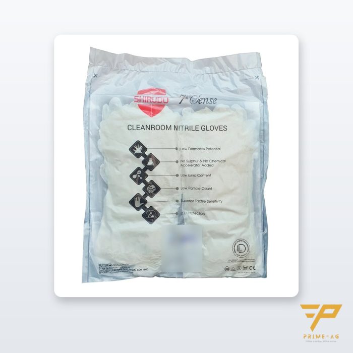 Túi găng tay nitrile phòng sạch 12 inch Shirudo 7th Sense – PRIMEAG