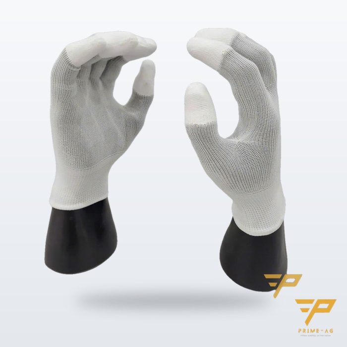 Găng tay White Top phủ PU đầu ngón trắng – PRIMEAG GP-W