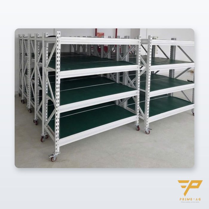 Kệ kho hạng nặng (pallet rack) & phụ kiện bảo vệ – PRIMEAG HR