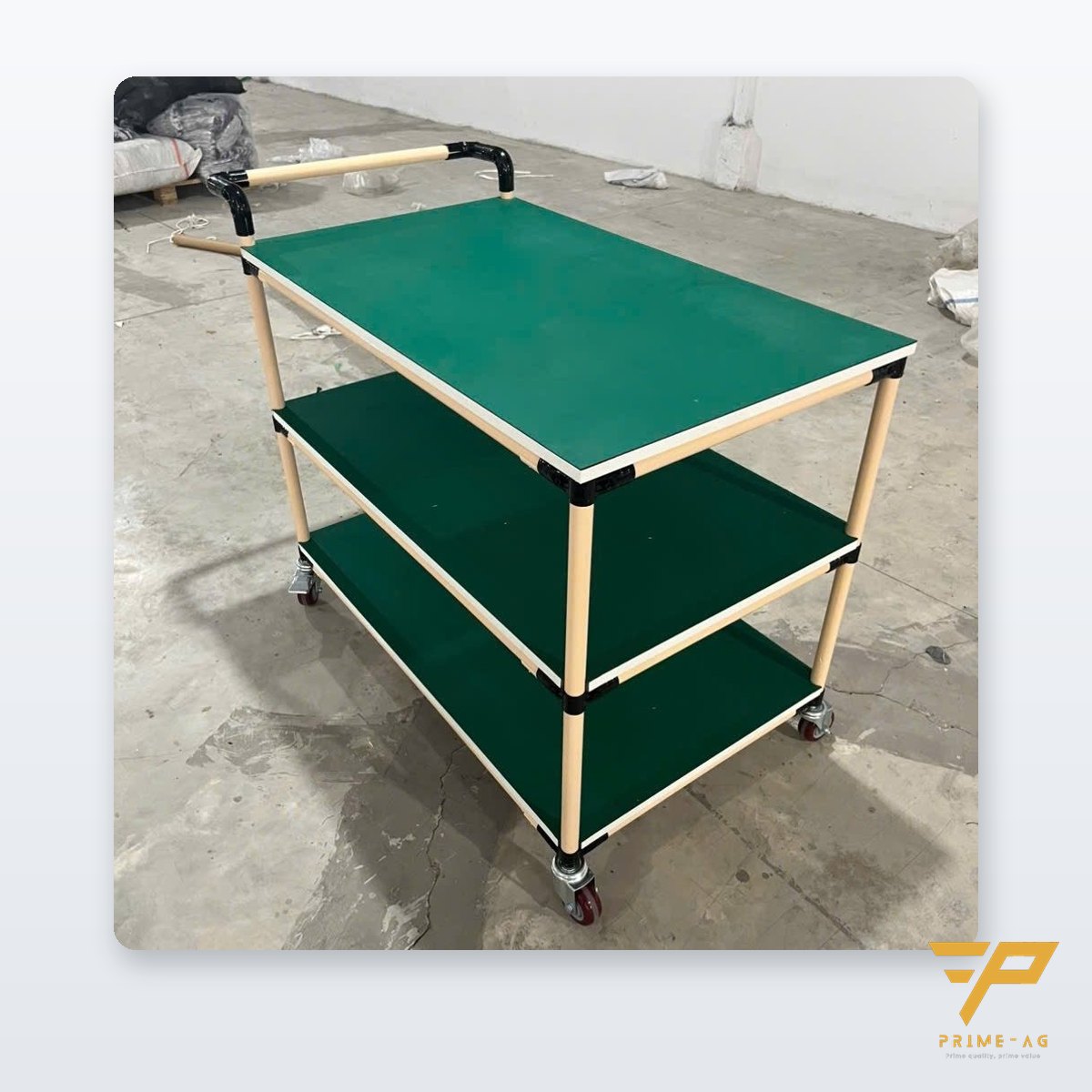 Xe đẩy hàng nhỏ ống thép cho lối đi hẹp – PRIMEAG PT-7243
