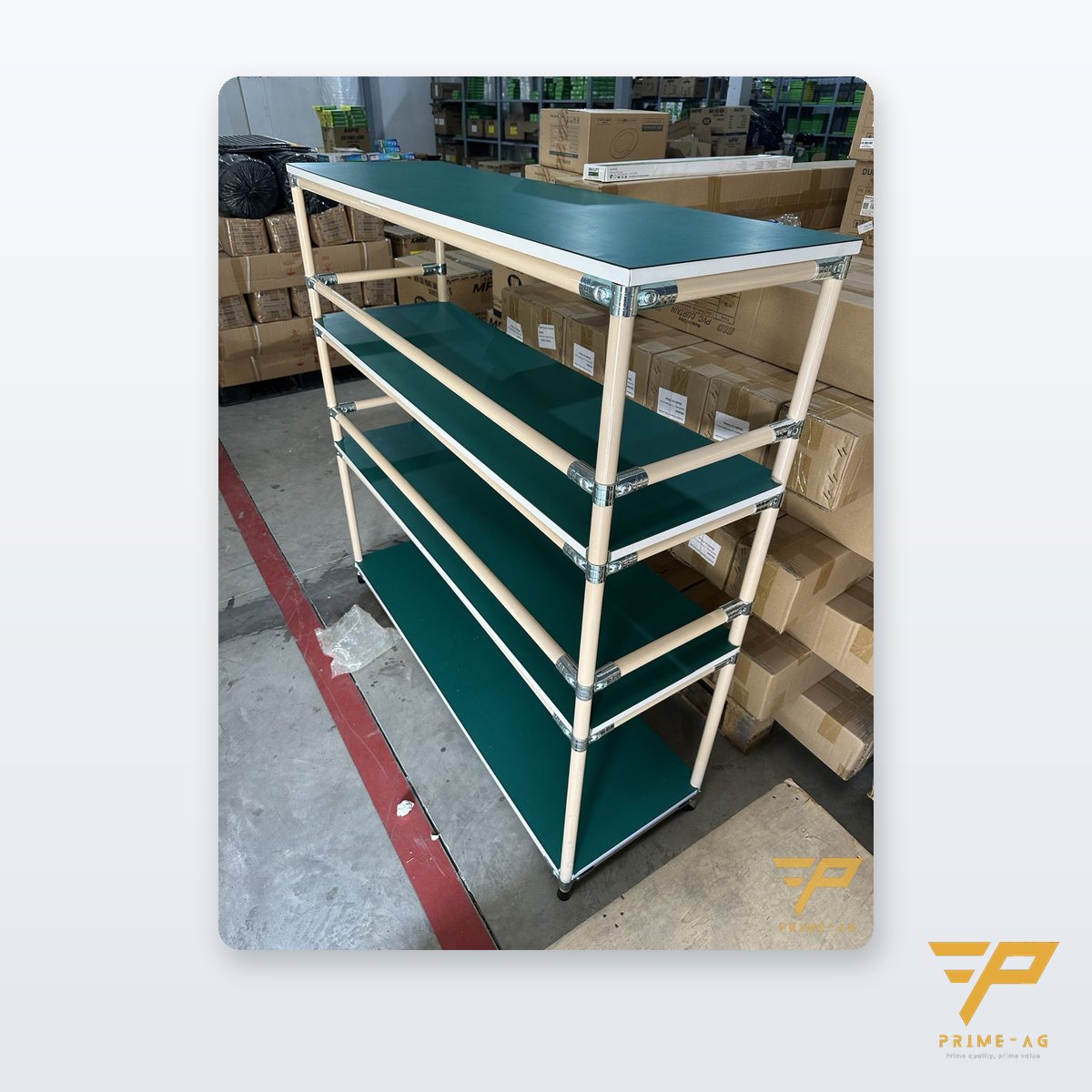 Multi-Tier Steel Pipe Trolley
